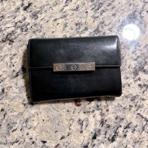 Cartier wallet (black leather)